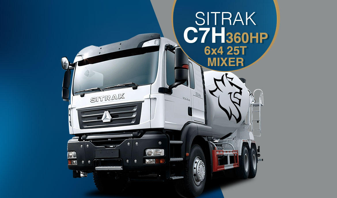 SITRAK C7H 360 HP 6X4 25T MIXER – SITRAK