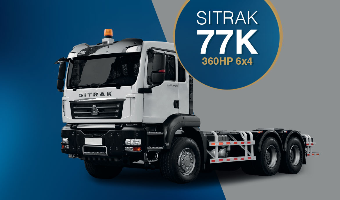 sitrak 77k 360hp 6x4