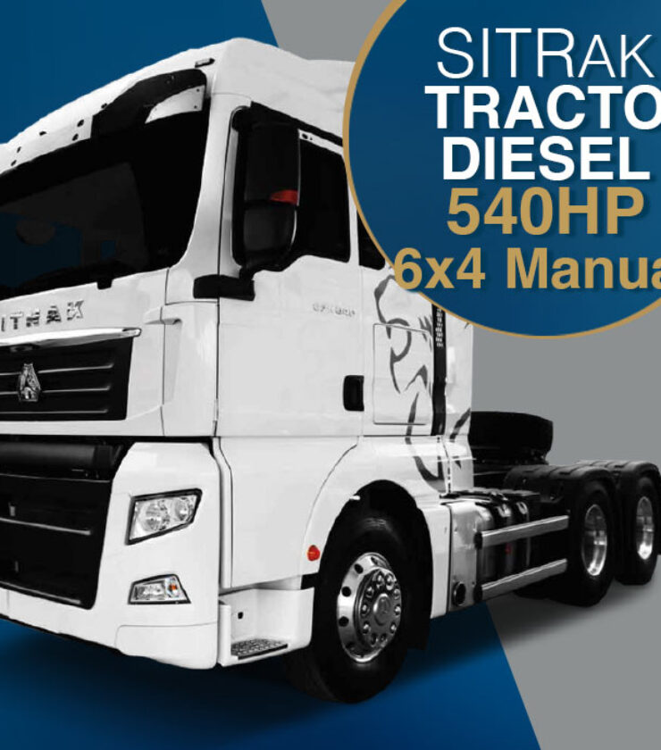 sitrak tracto diesel 540hp 6x4 manual